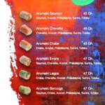Menu Fuji sushi Tetouan August 2023 533012-367900